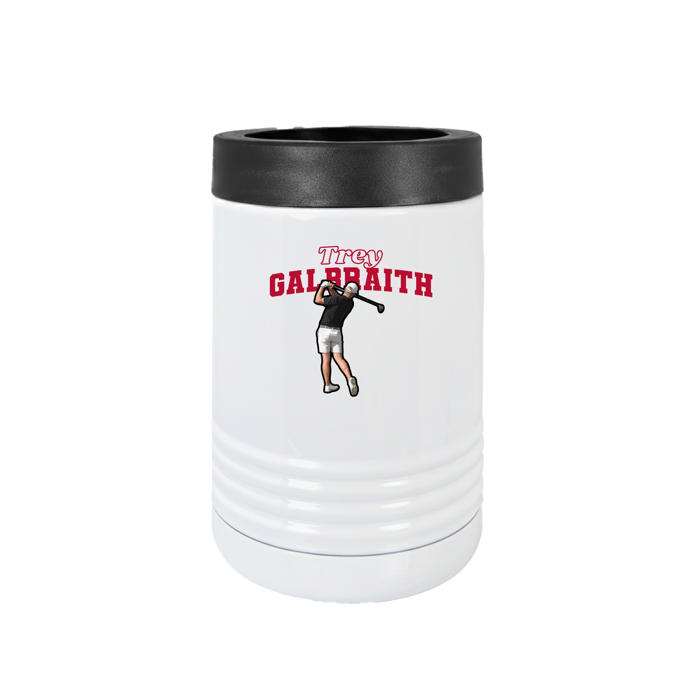 Beverage Holder — Name Arch in White