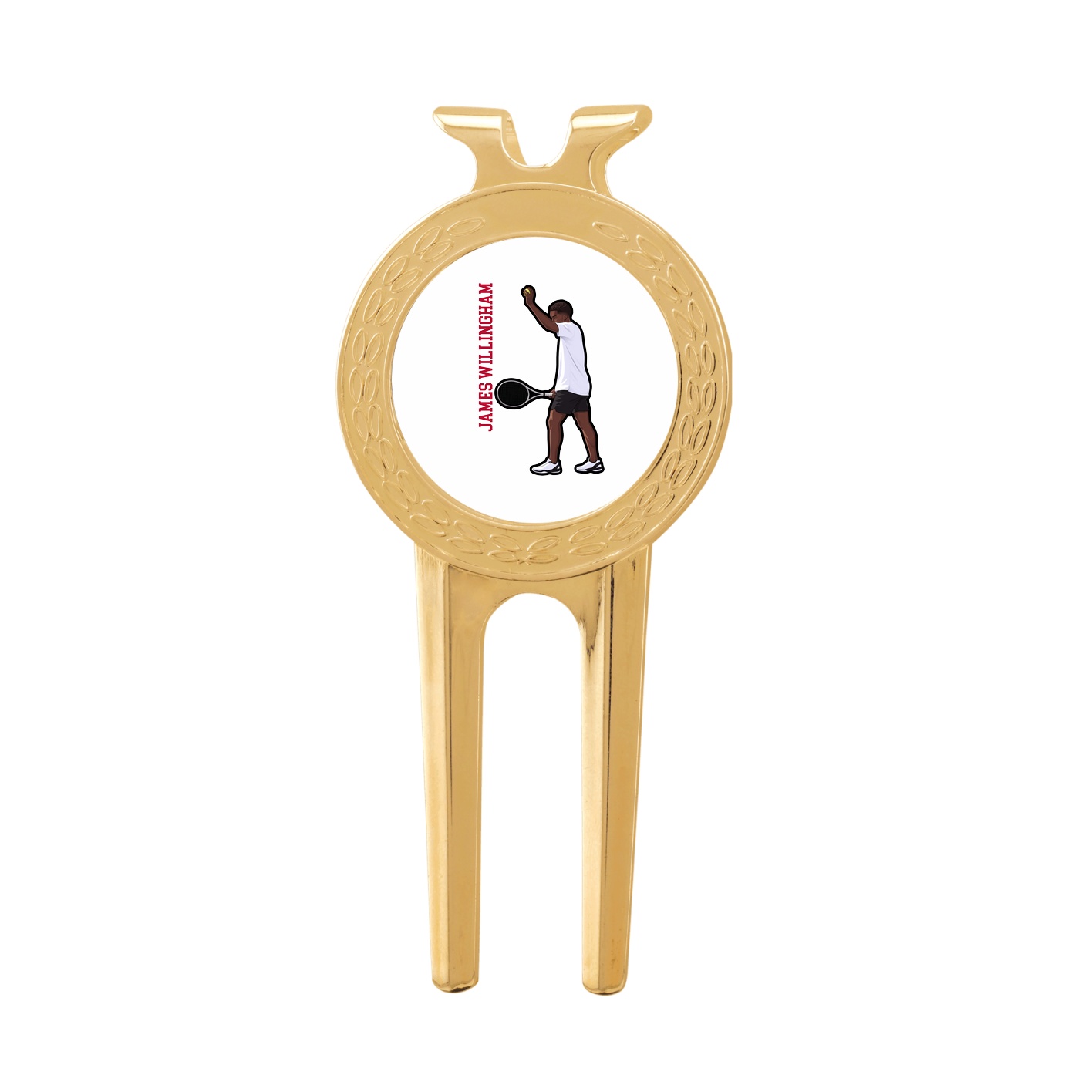 Divot Tool with Ball Marker — Name Vertical in Classic