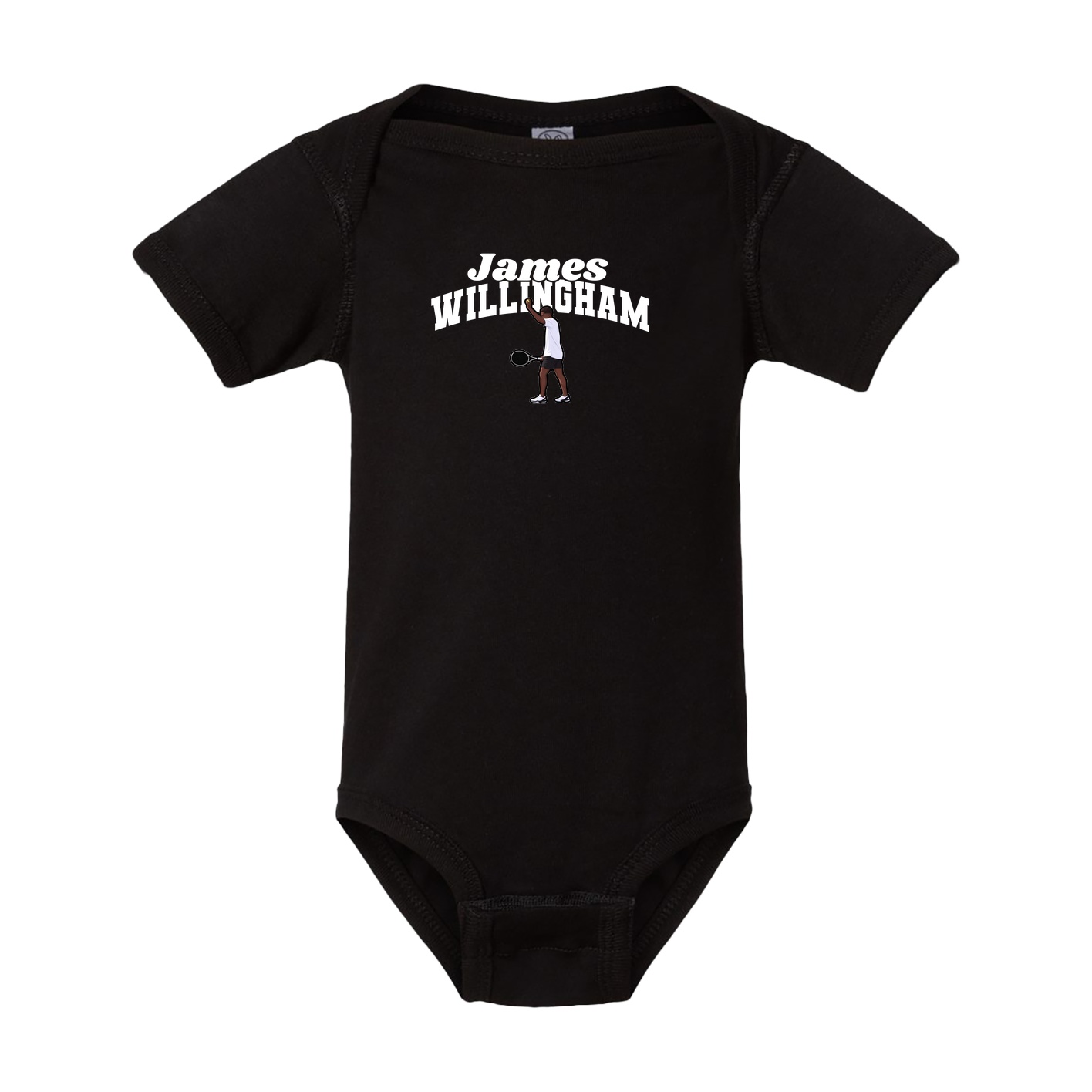 Baby Onesie — Signature Arch in Black