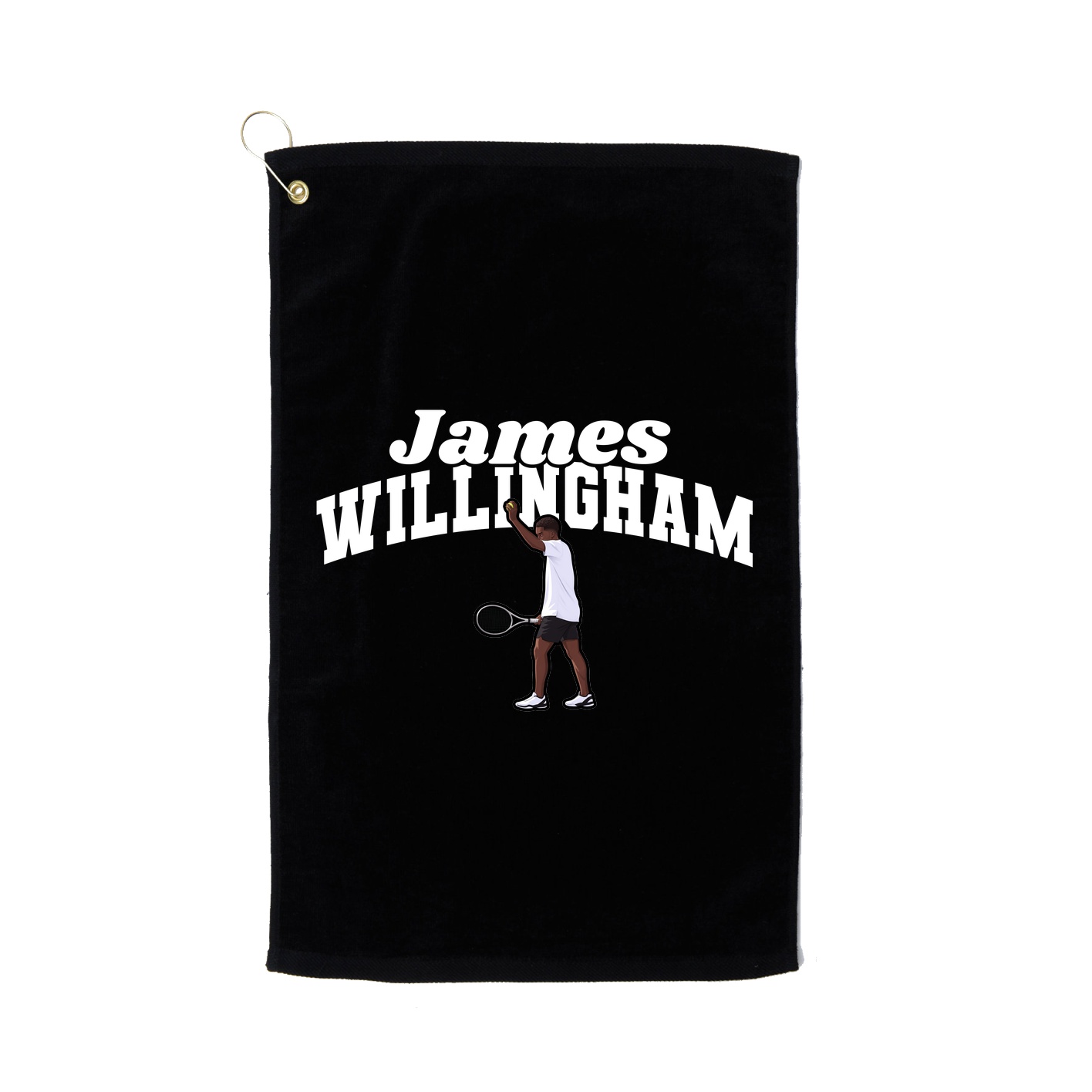 Golf Towel — Signature Arch in Black