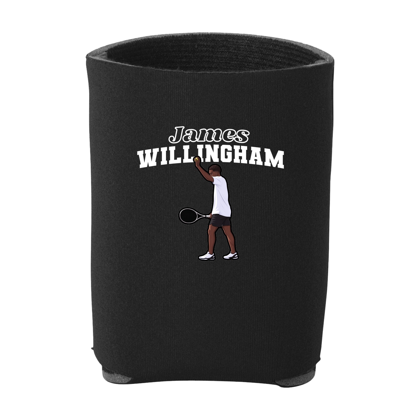 Can Holder — Name Arch in Black