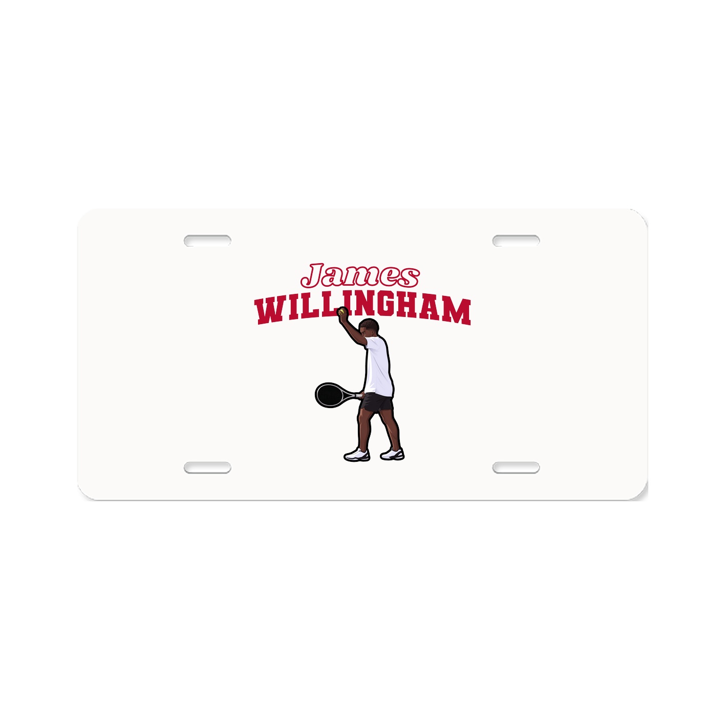 License Plate — Name Arch in Classic
