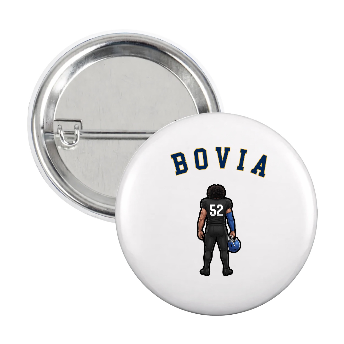 Game Day Button — Shirsey Arch in White