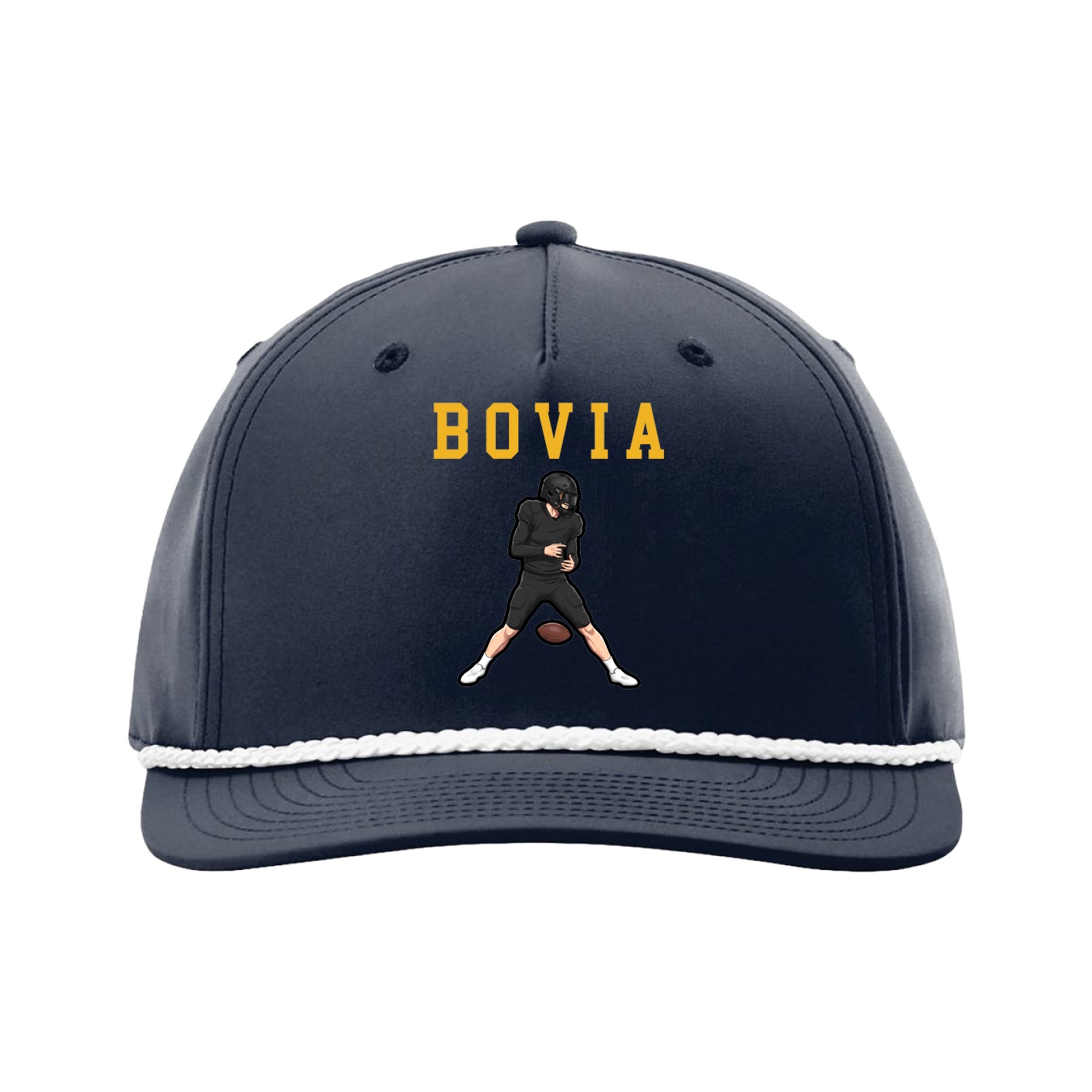 Five-Panel Classic Rope Cap — Shirsey in Navy