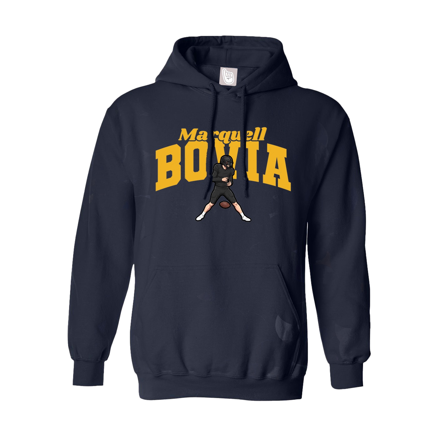 Hoodie — Signature Arch in Navy