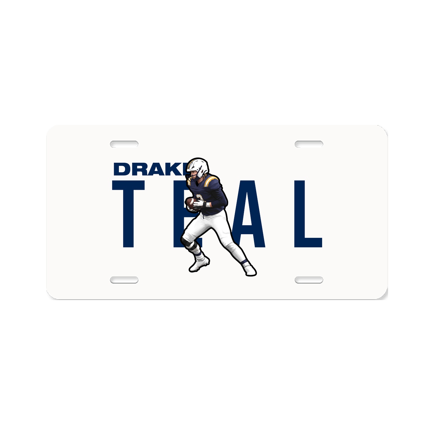 License Plate — Player Name in Classic