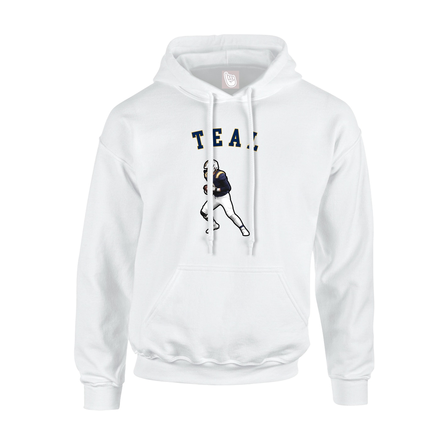 Youth Hoodie — Shirsey Arch in White