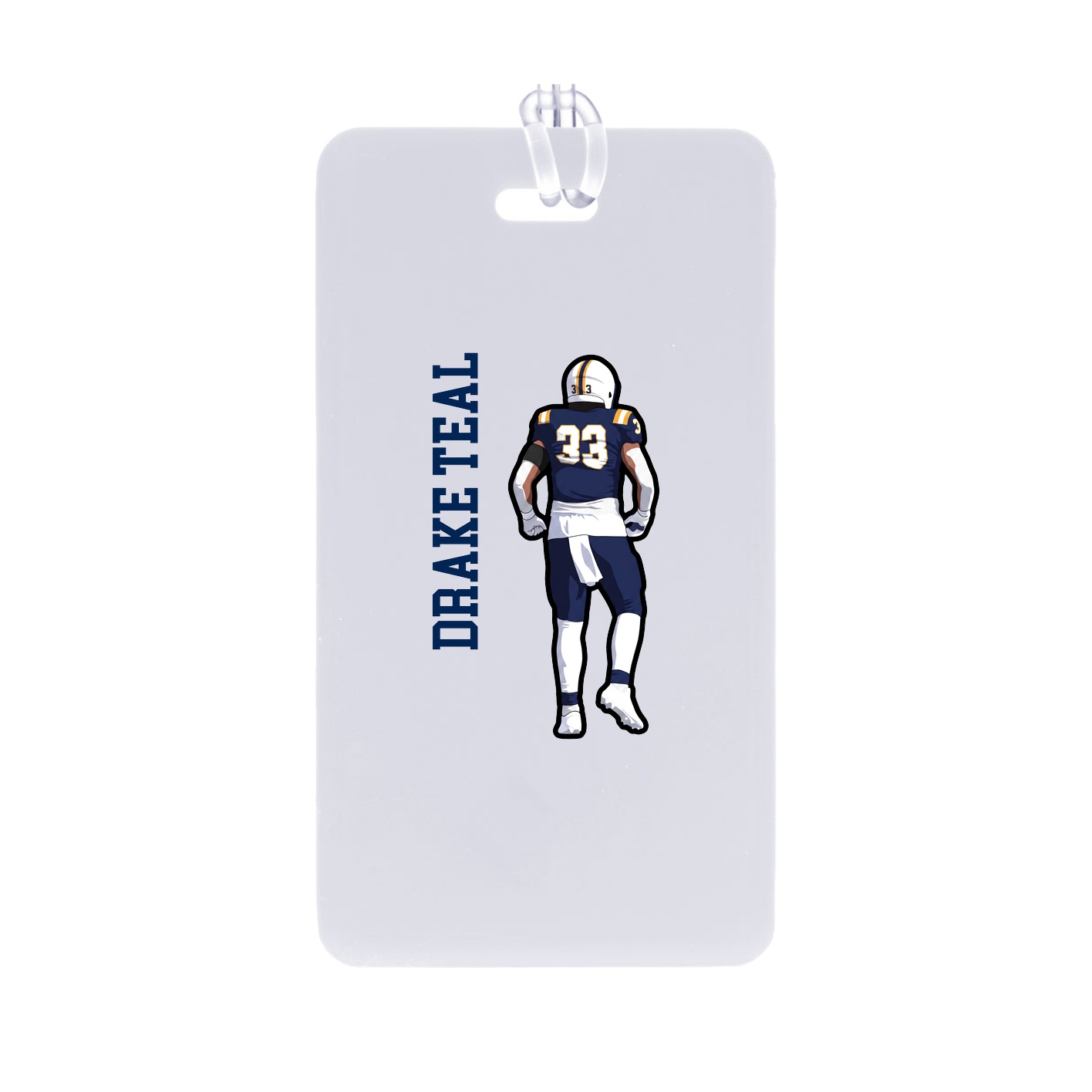 Bag Tag — Name Vertical in Classic