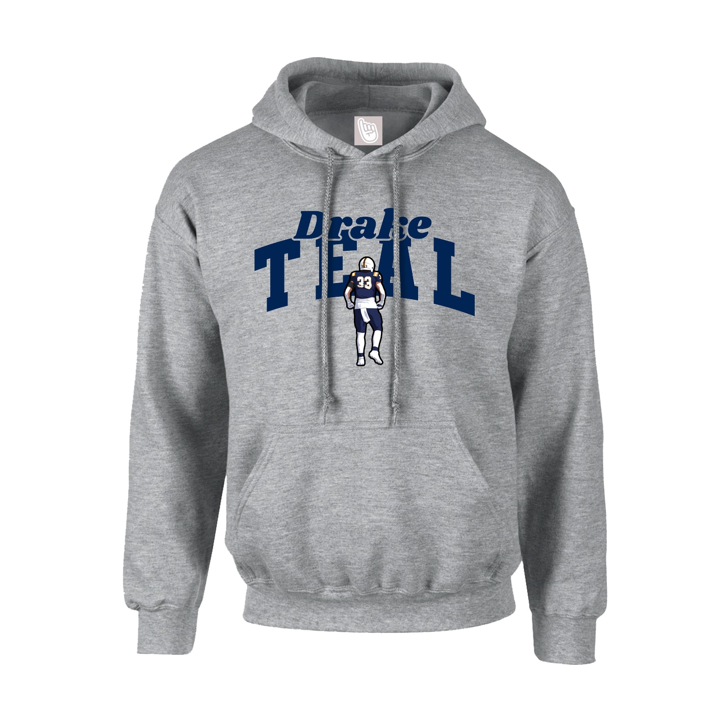 Hoodie — Signature Arch in Grey
