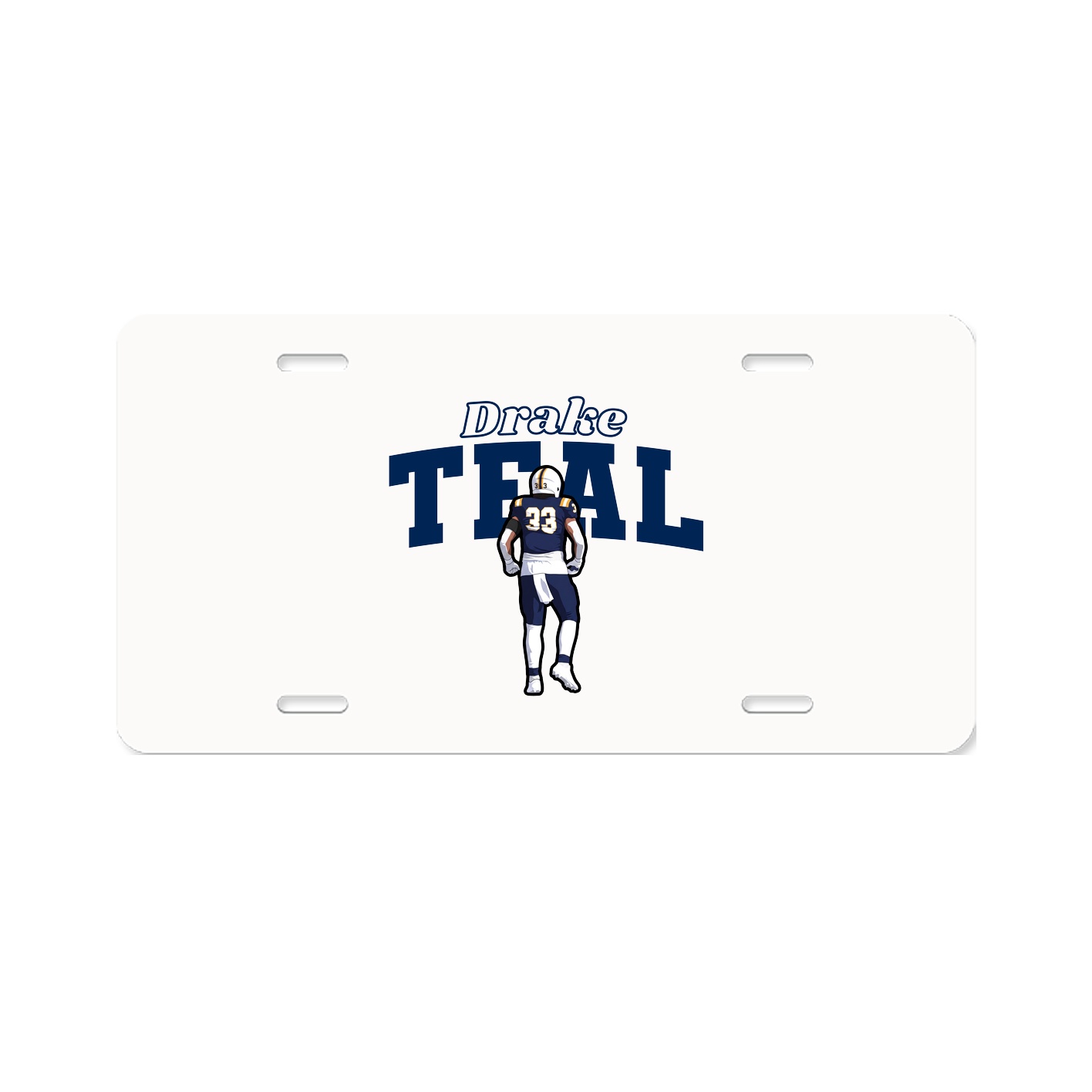 License Plate — Name Arch in Classic