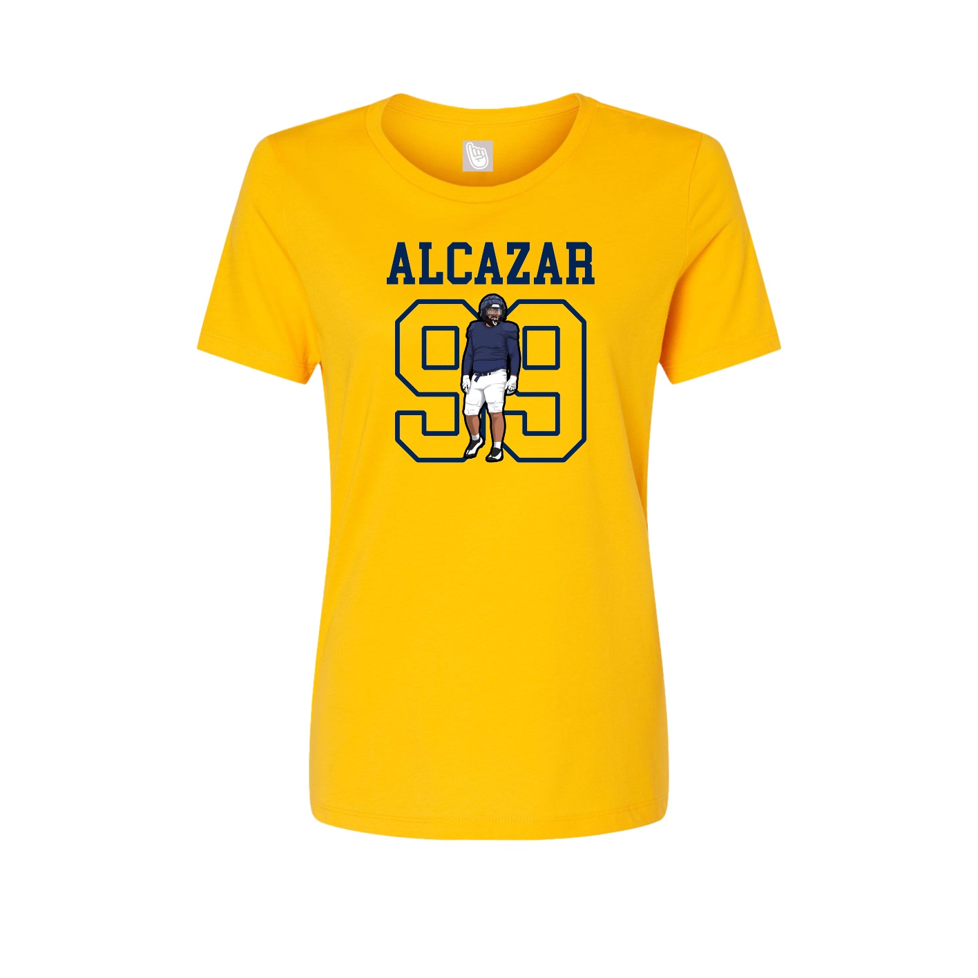 Fitted Women's Tee — Shirsey in Gold