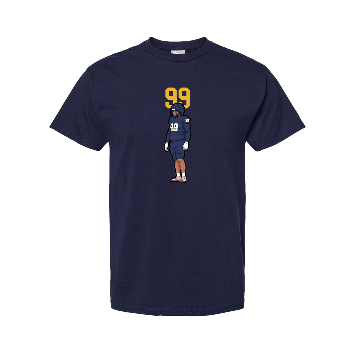 Tee — Number Top in Navy