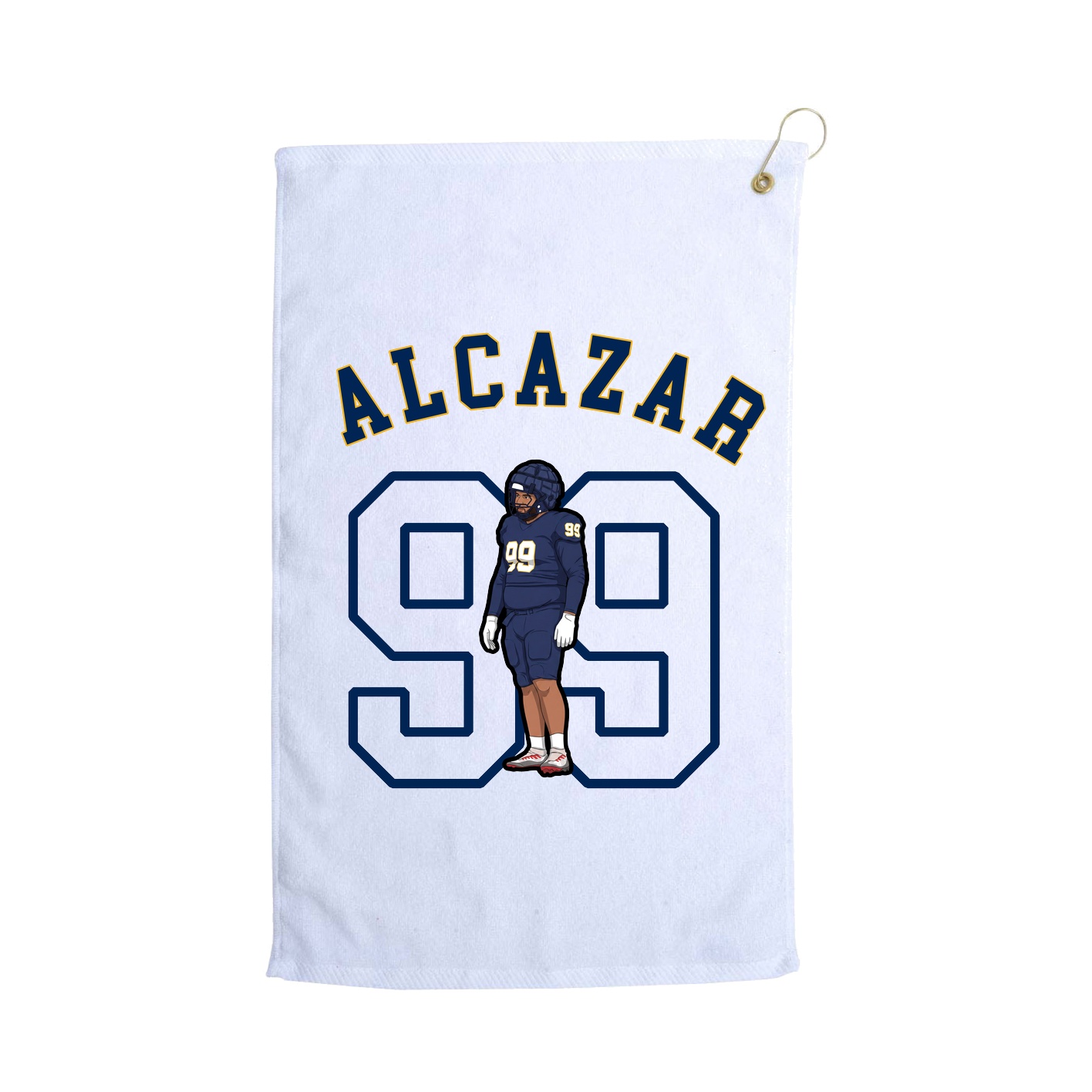 Golf Towel — Shirsey Arch in White