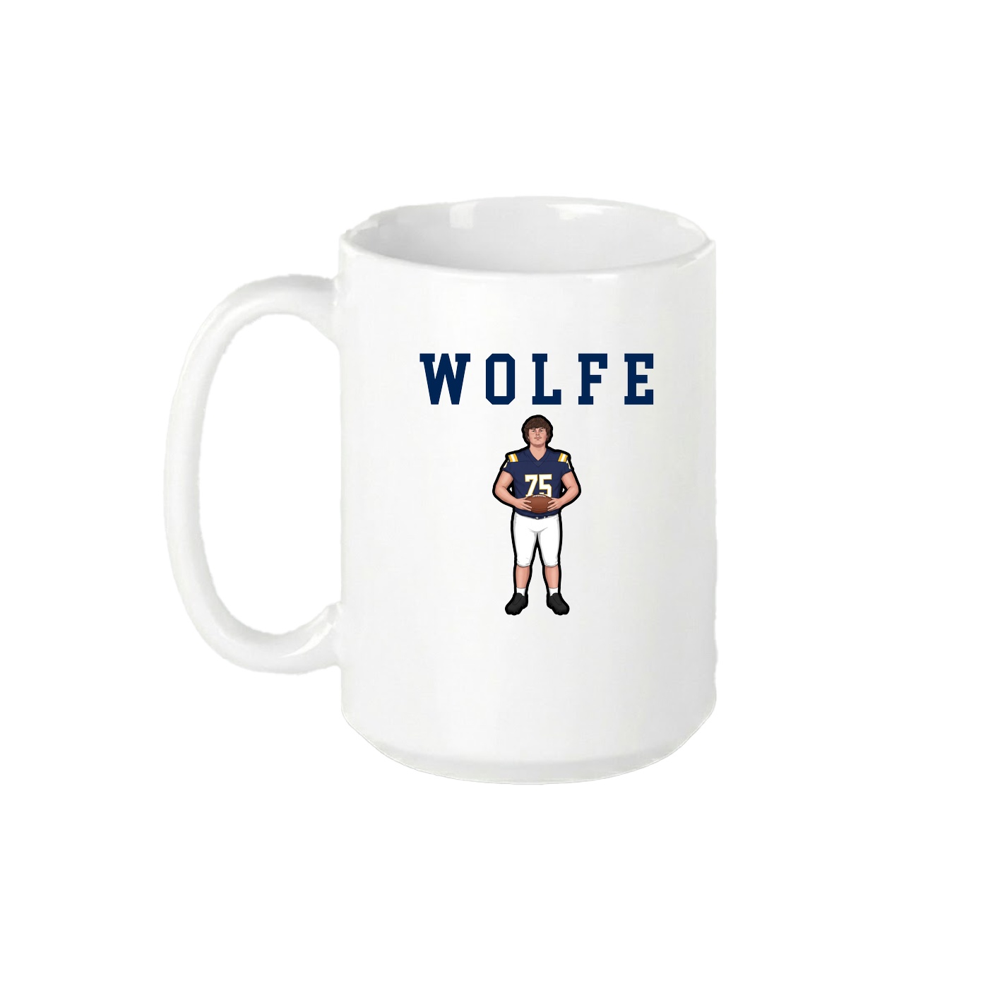 15oz Coffee Mug — Shirsey in White