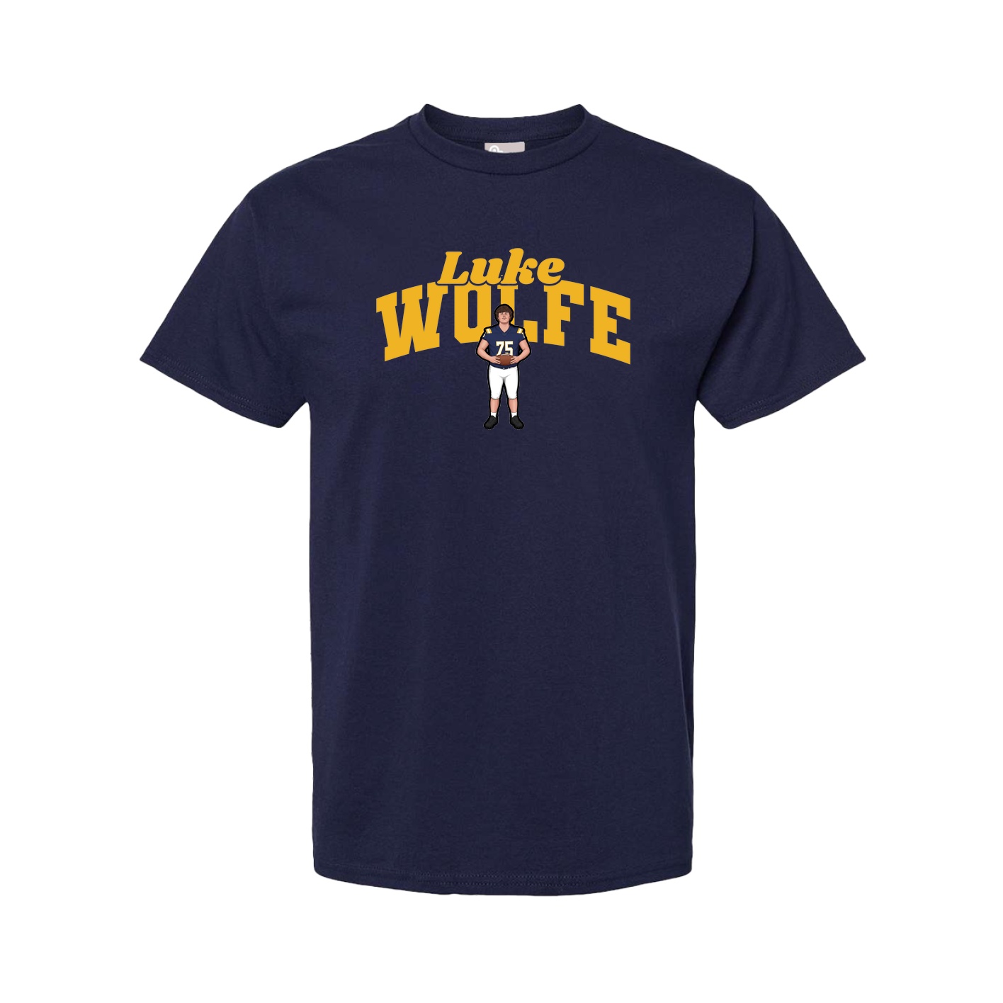 Youth Tee — Signature Arch in Navy