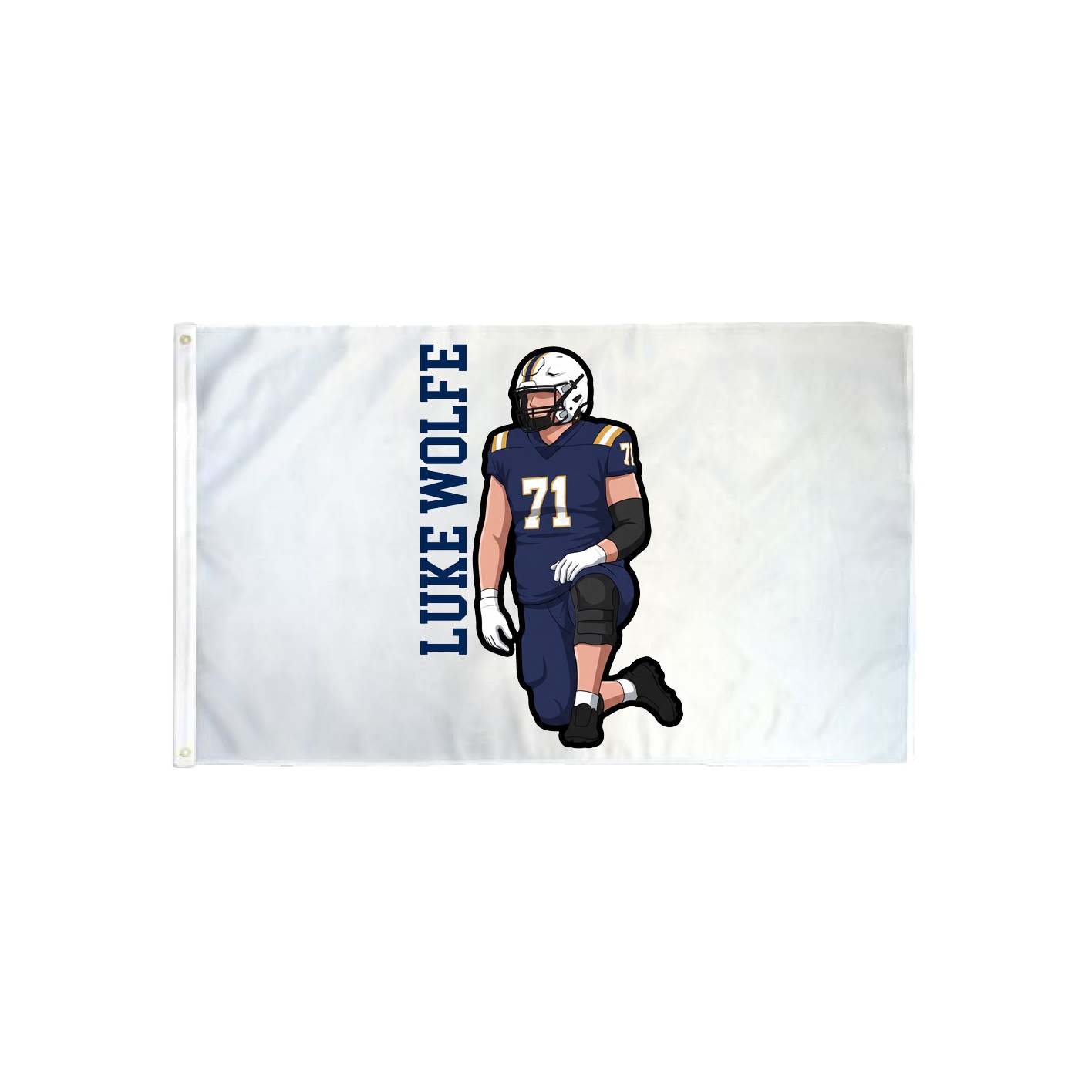 3x5 Flag — Name Vertical in Classic