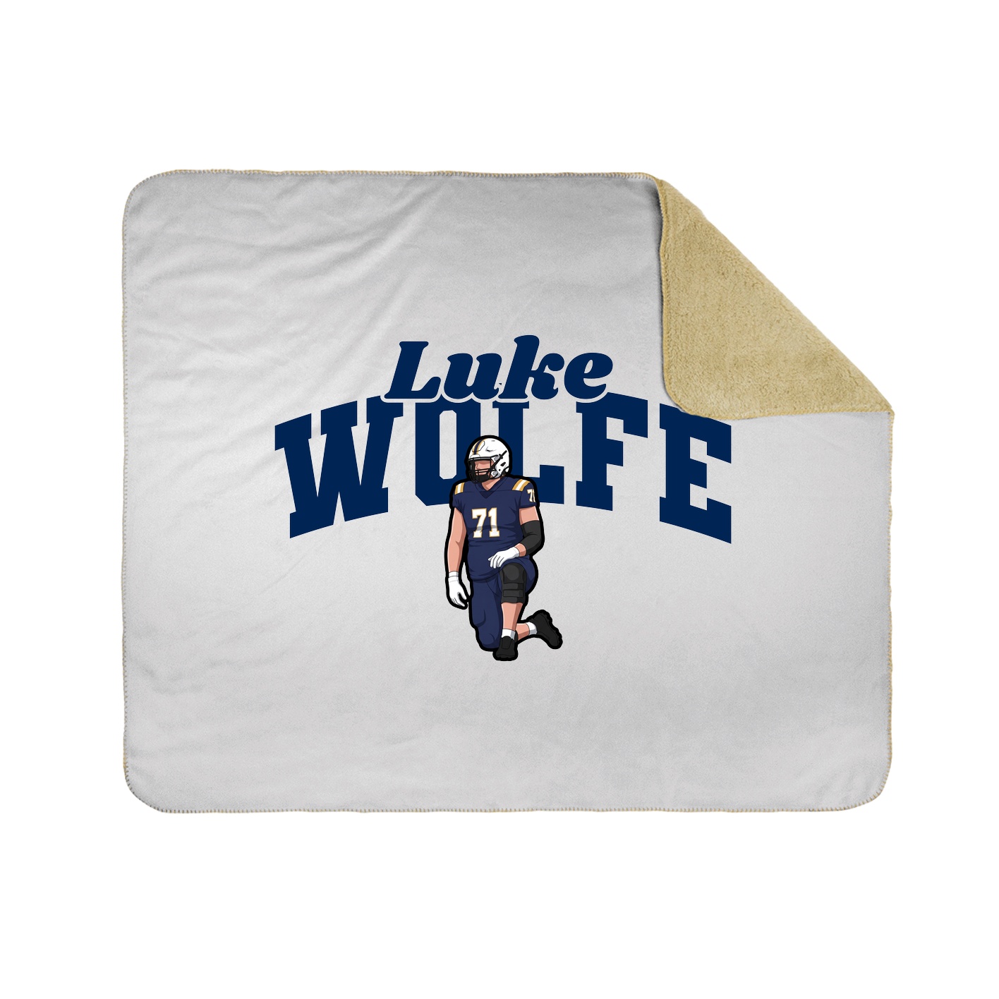 Throw Blanket — Signature Arch in White
