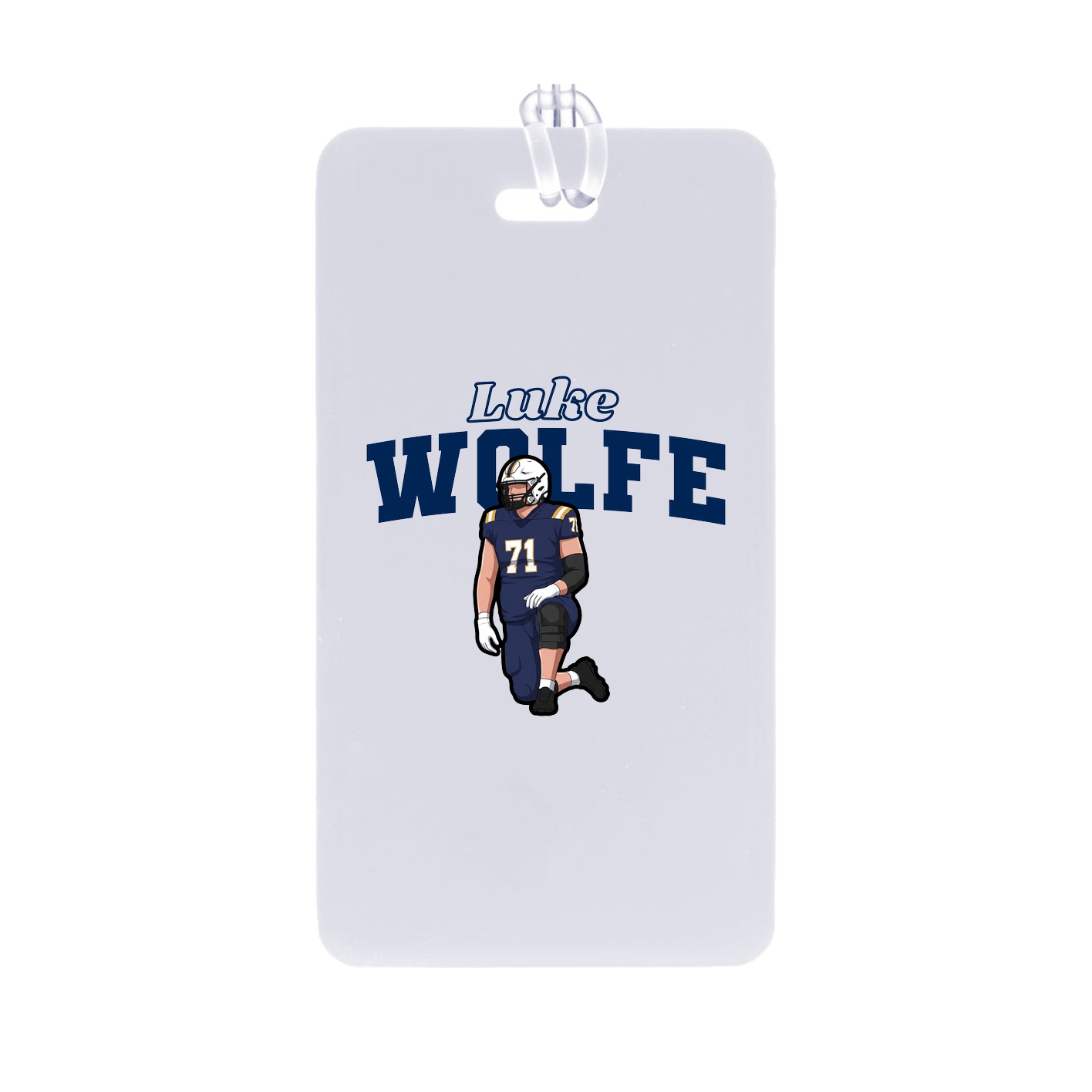 Bag Tag — Name Arch in Classic