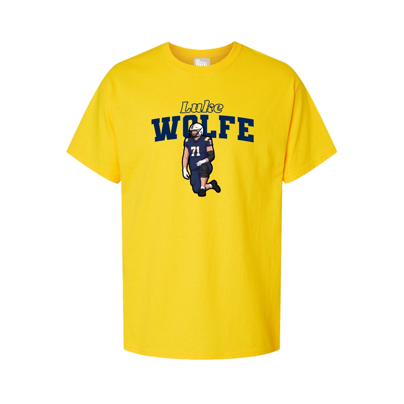 Tee — Name Arch in Gold