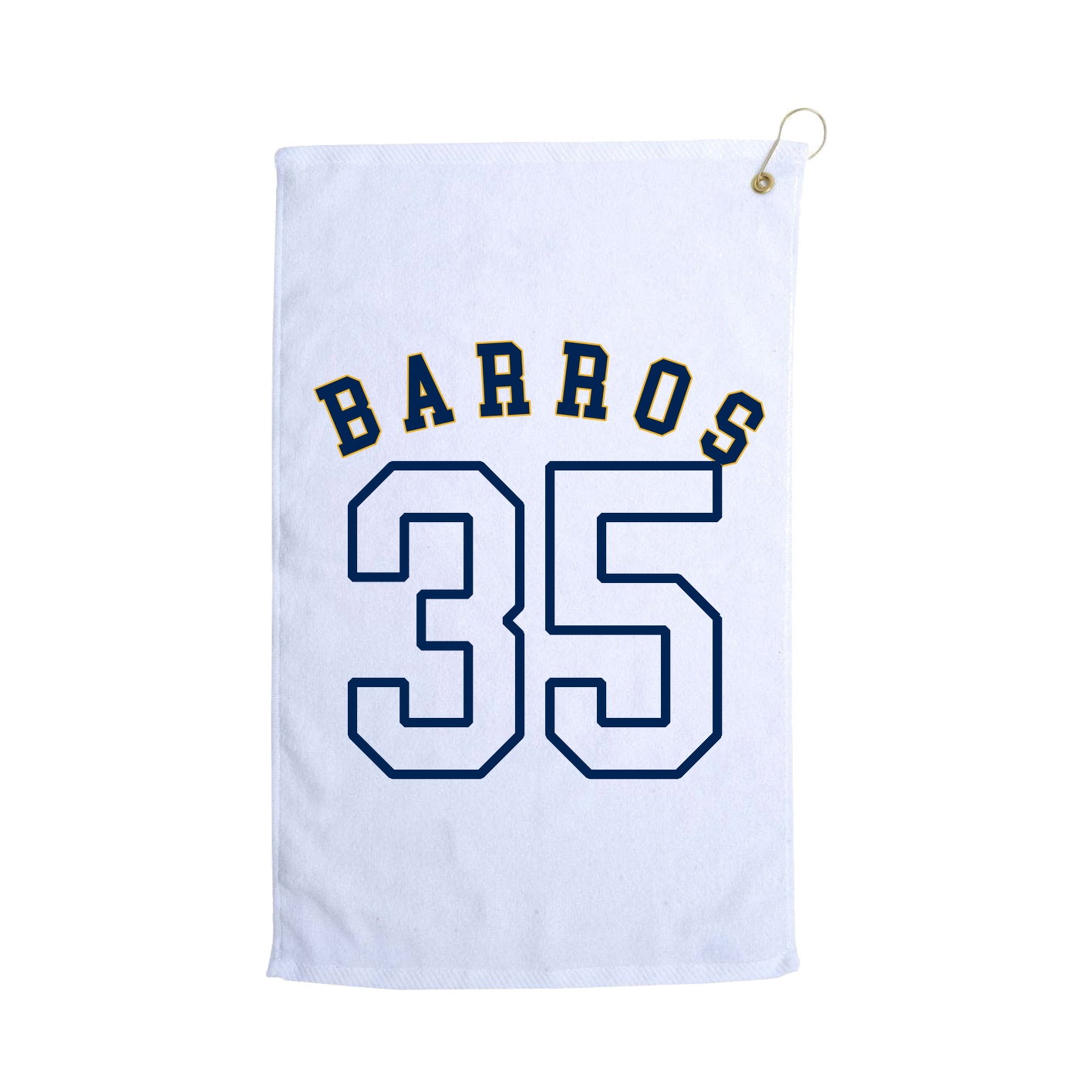 Golf Towel — Shirsey Arch in White