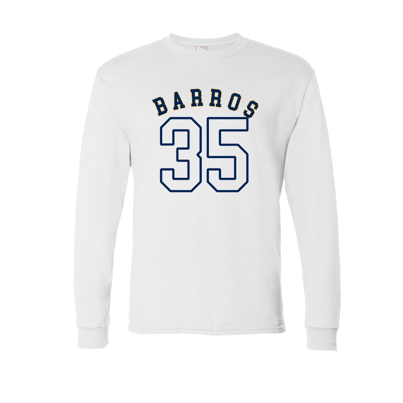Long Sleeve Tee — Shirsey Arch in White