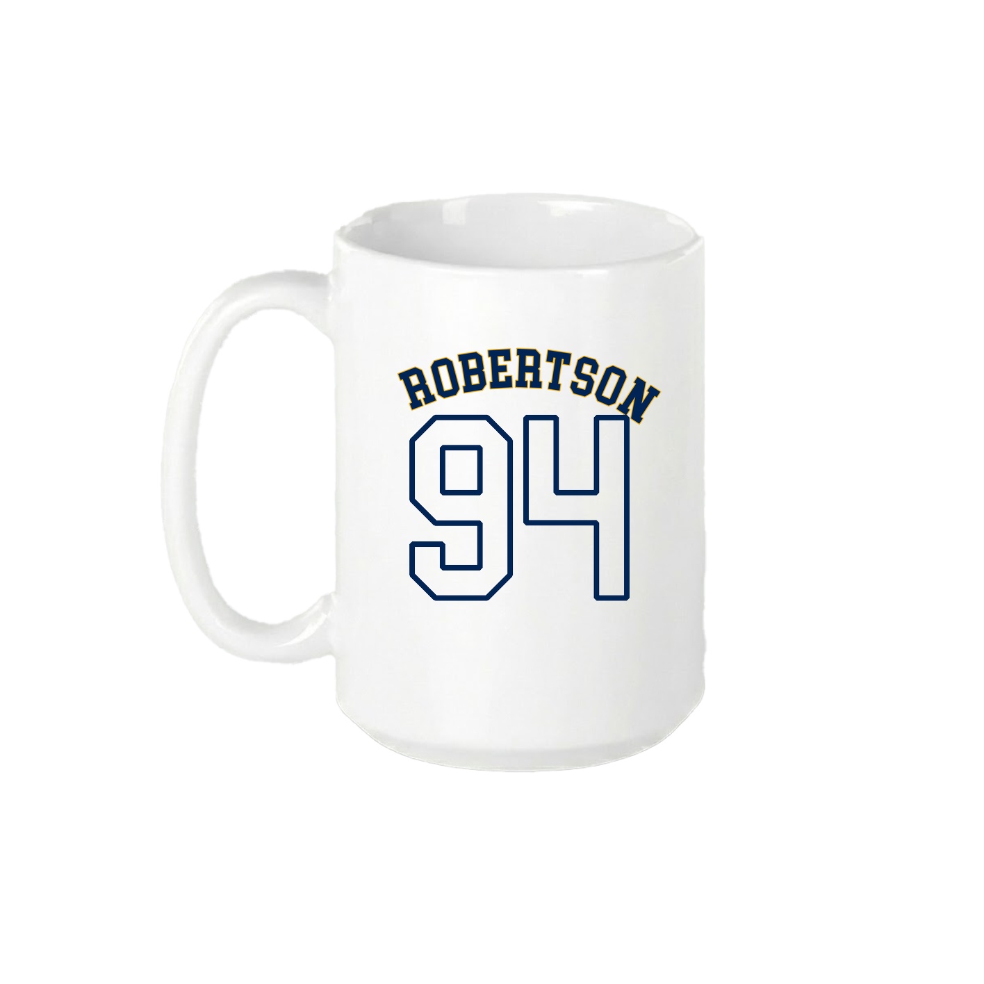 15oz Coffee Mug — Shirsey Arch in White
