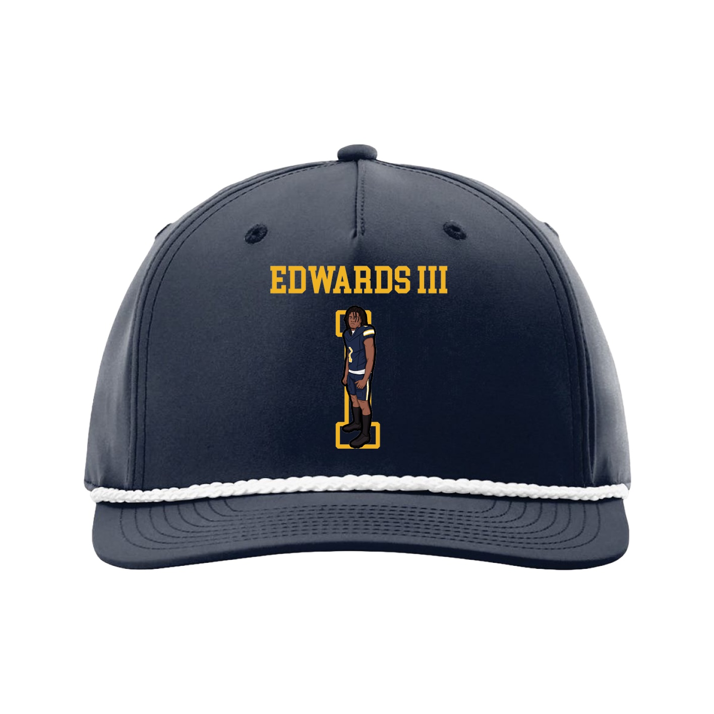 Five-Panel Classic Rope Cap — Shirsey in Navy