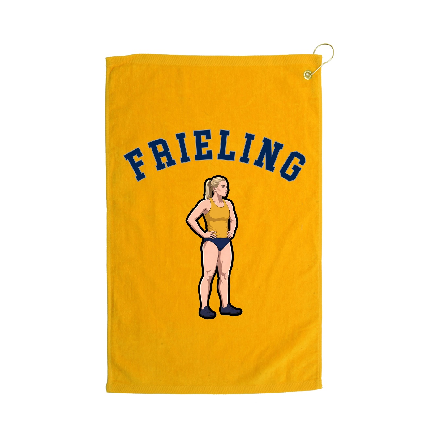 Golf Towel — Shirsey Arch in Gold
