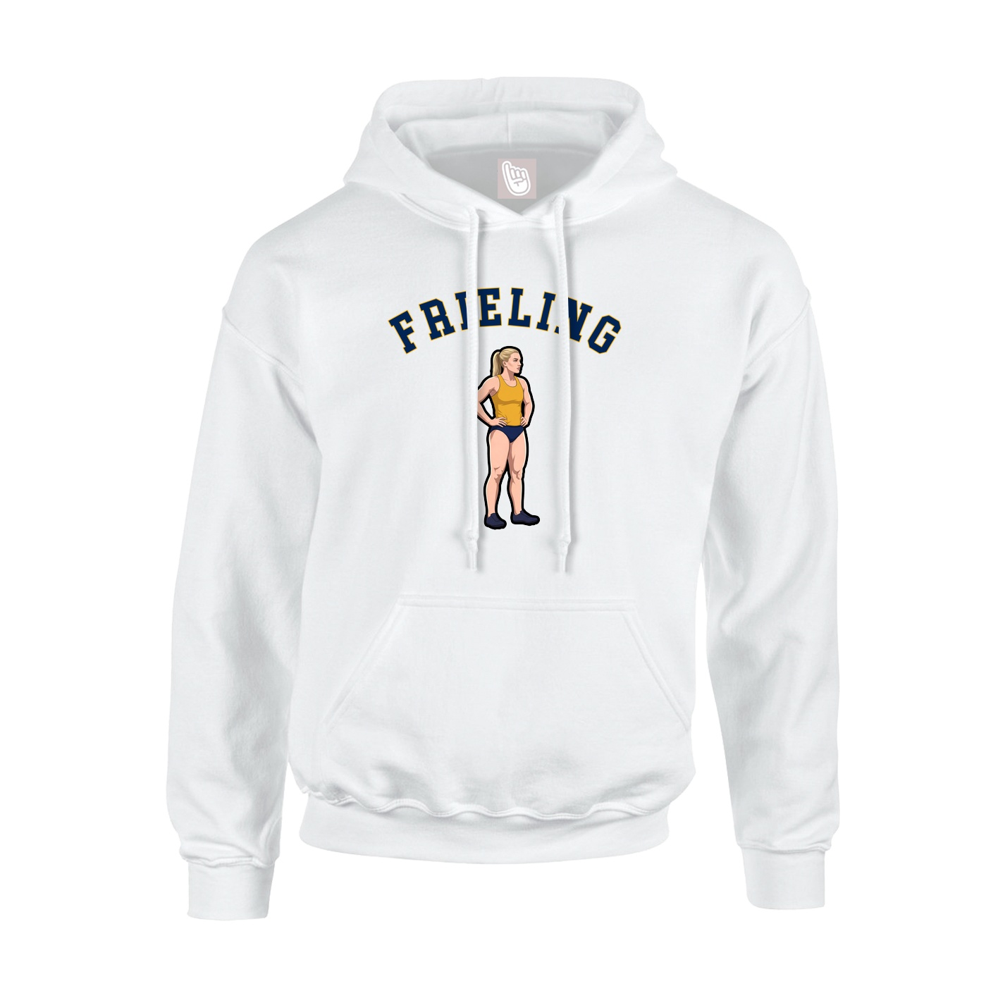 Hoodie — Shirsey Arch in White
