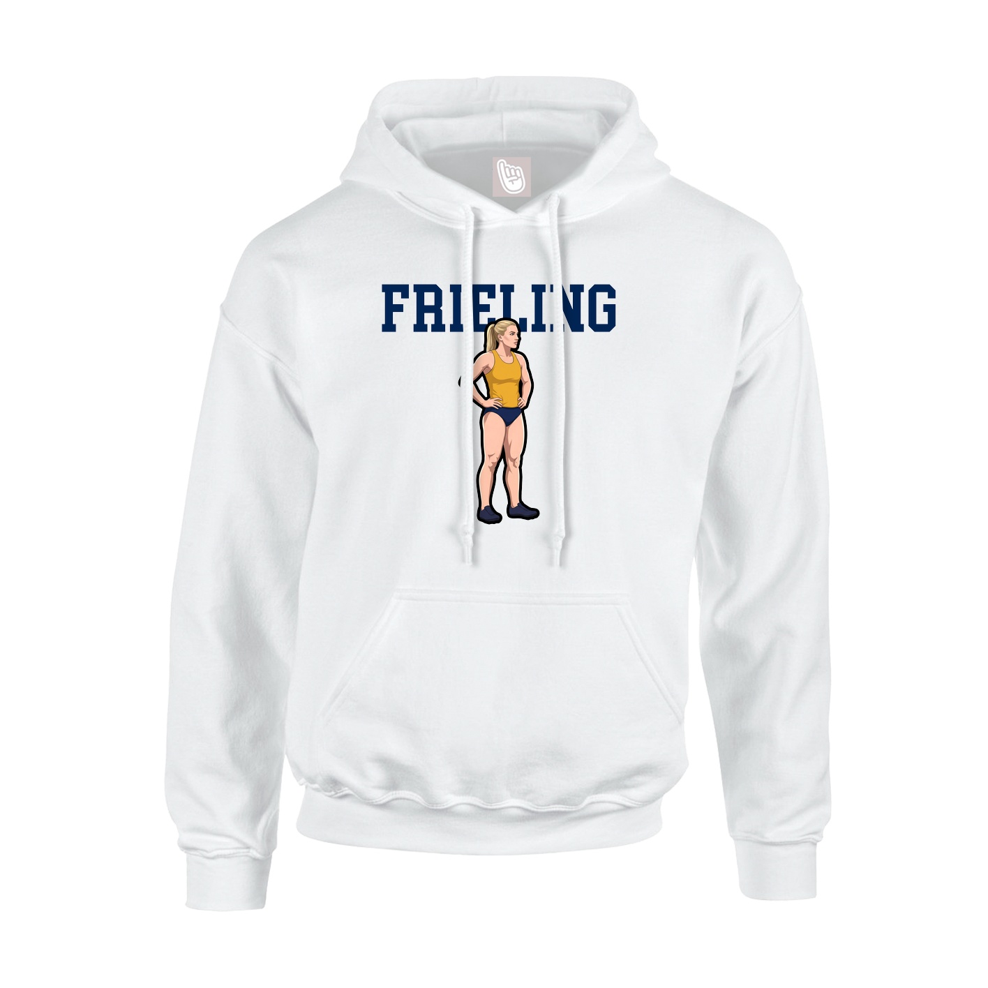 Hoodie — Shirsey in White
