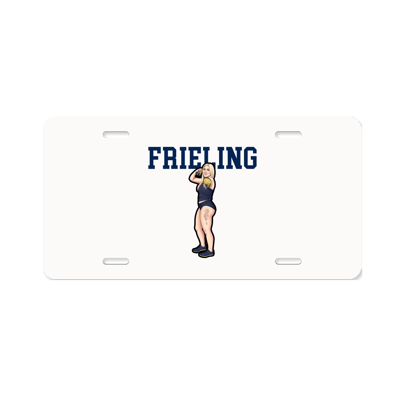 License Plate — Shirsey in Classic