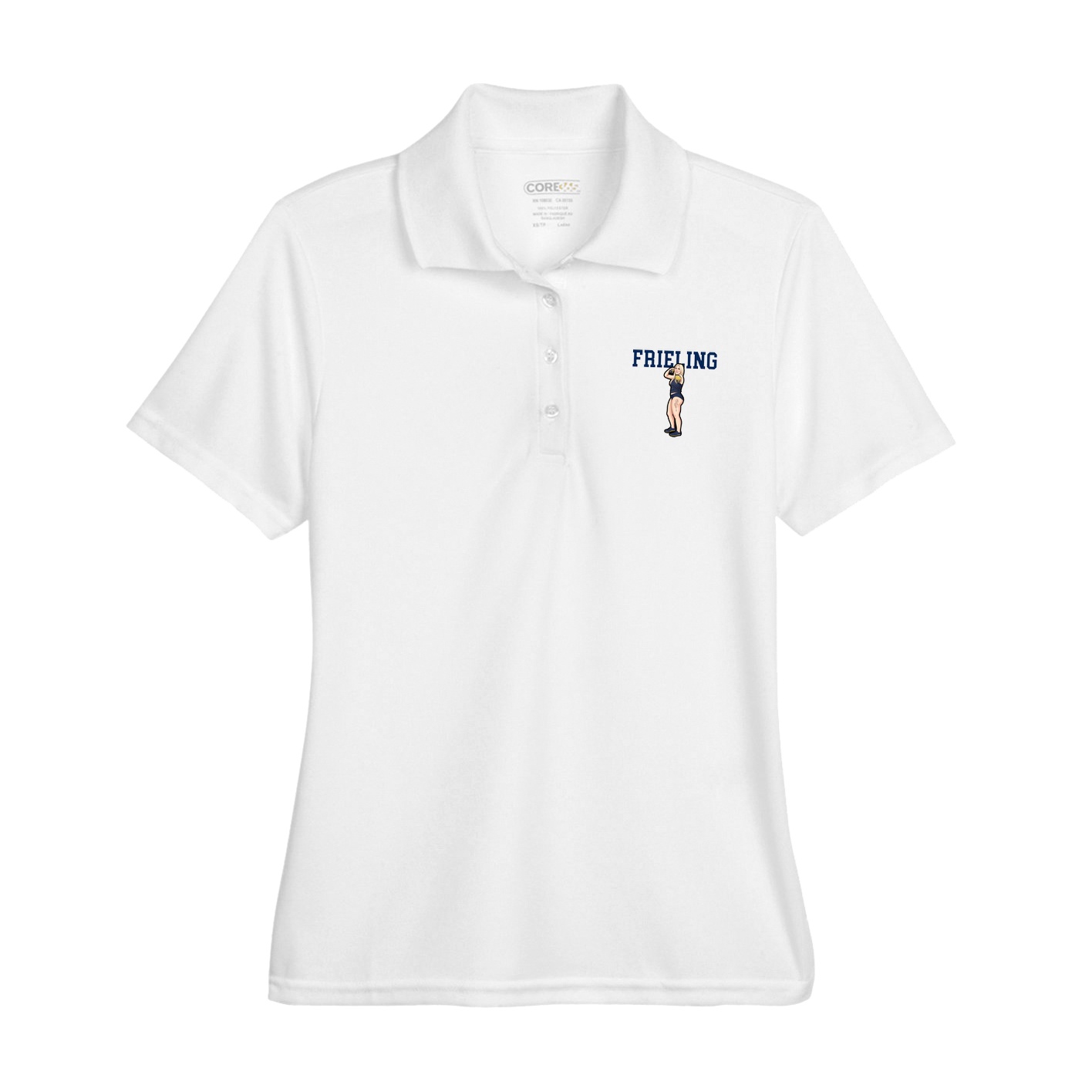 Womens Performance Polo — Shirsey in White