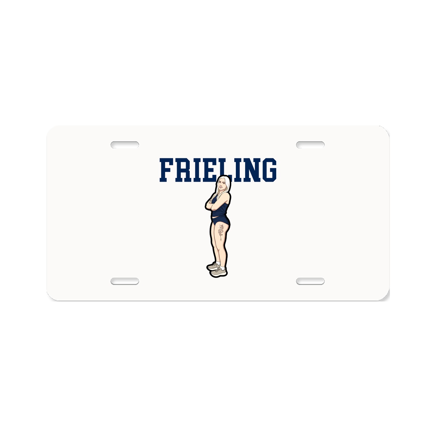 License Plate — Shirsey in Classic