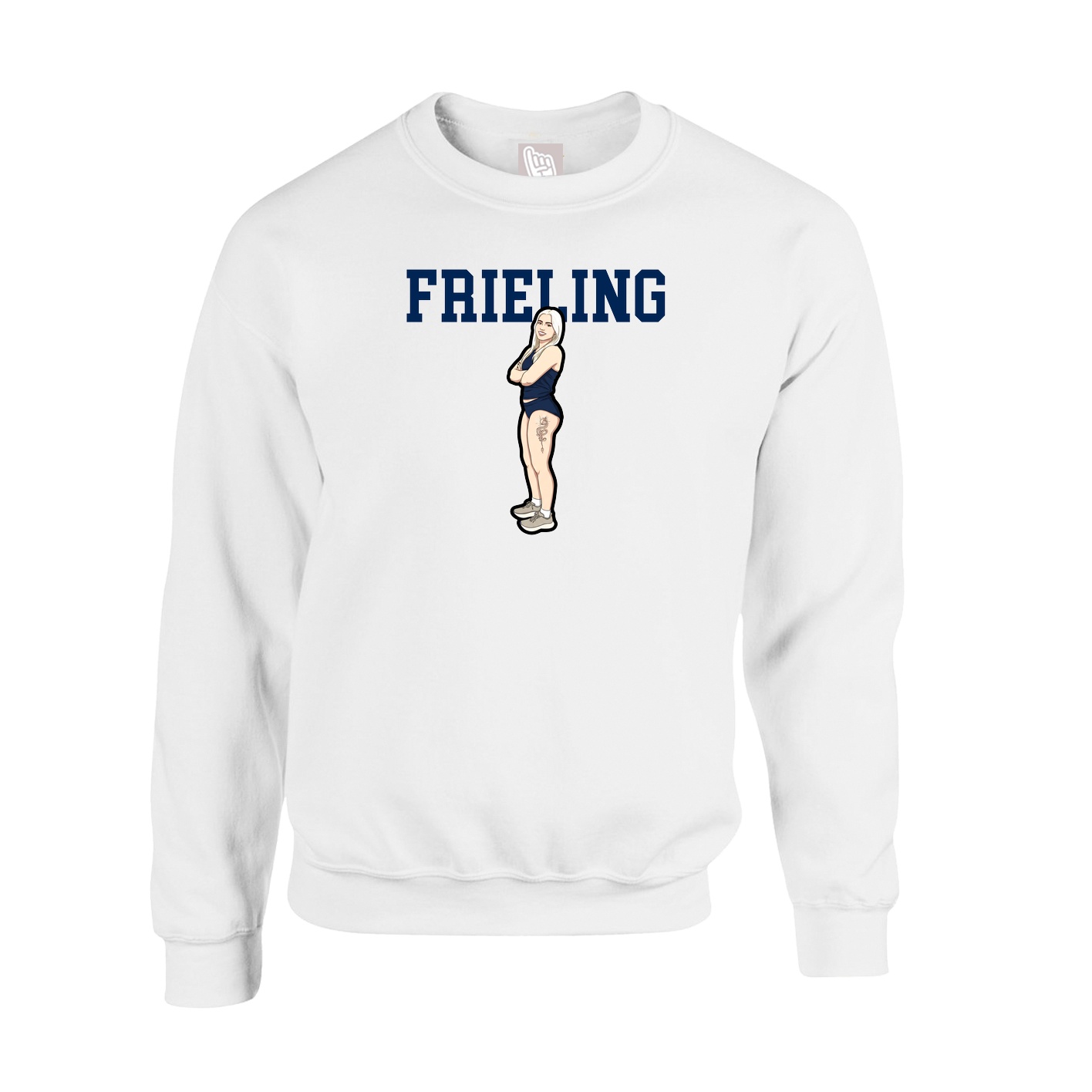 Fleece Crew — Shirsey in White