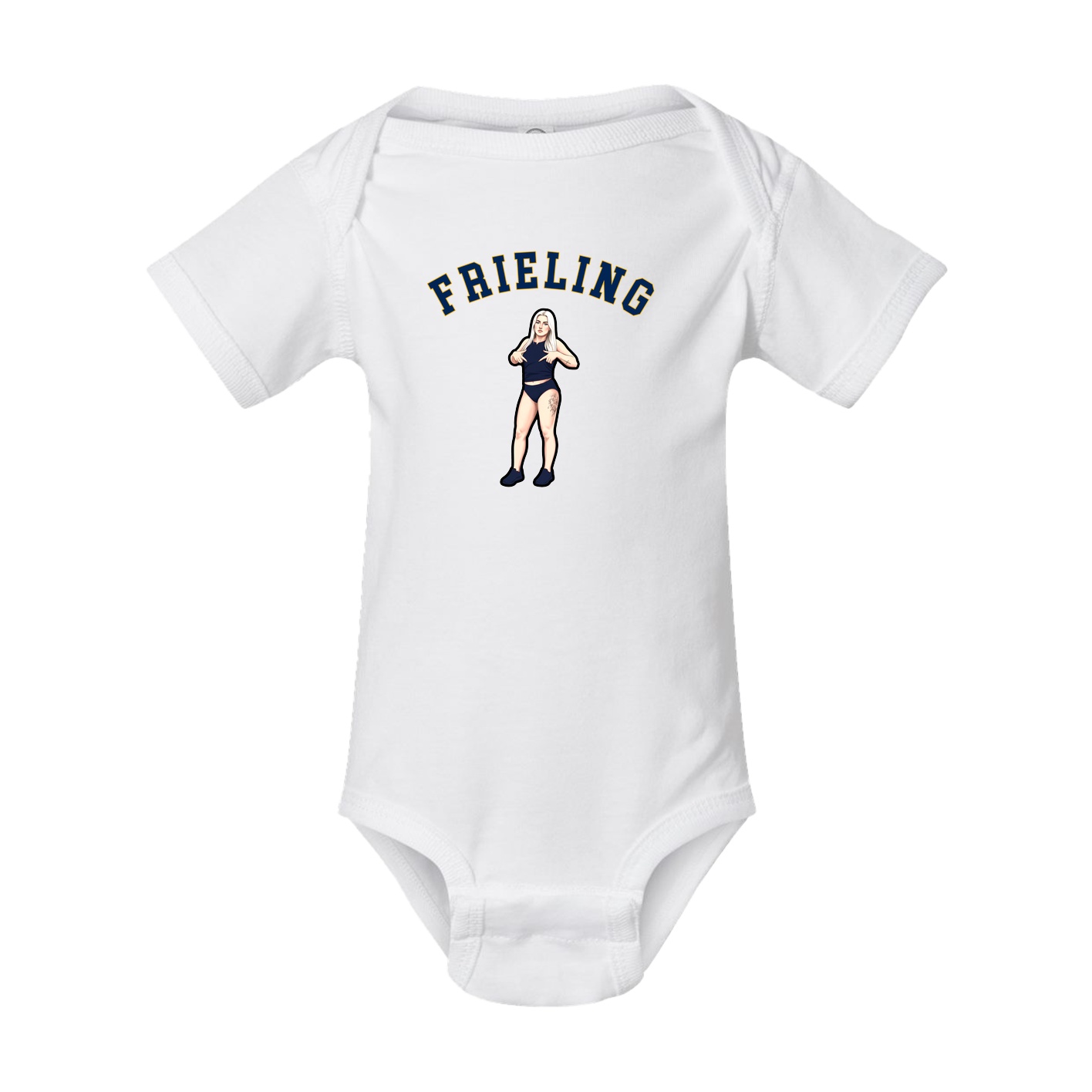 Baby Onesie — Shirsey Arch in White