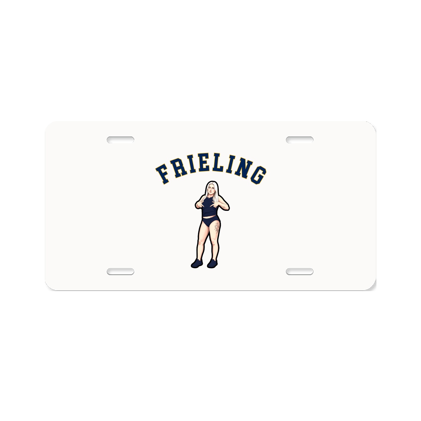 License Plate — Shirsey Arch in Classic