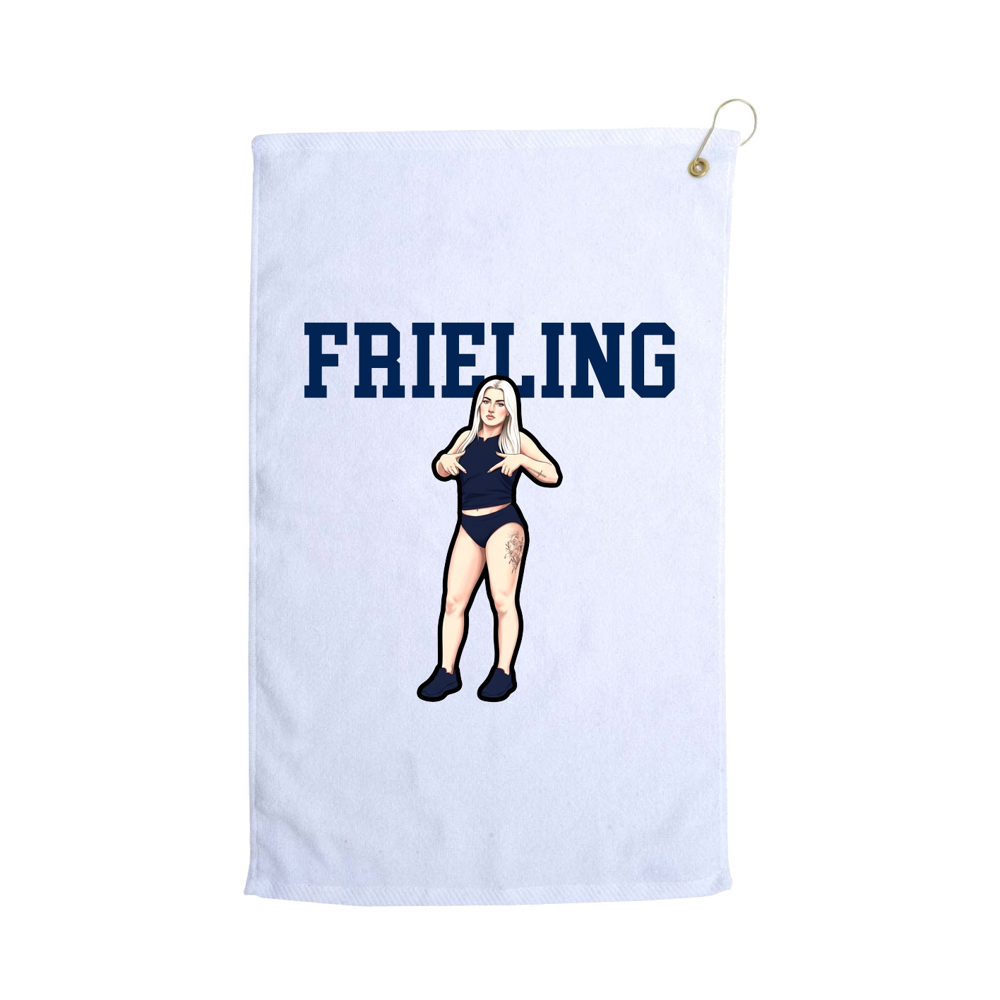 Golf Towel — Shirsey in White
