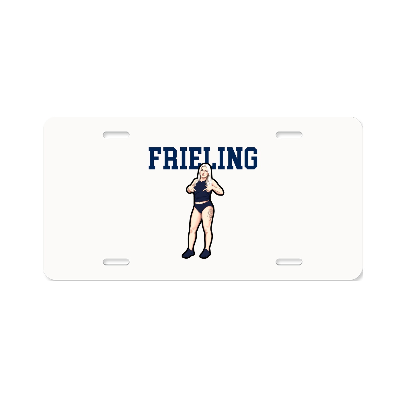 License Plate — Shirsey in Classic