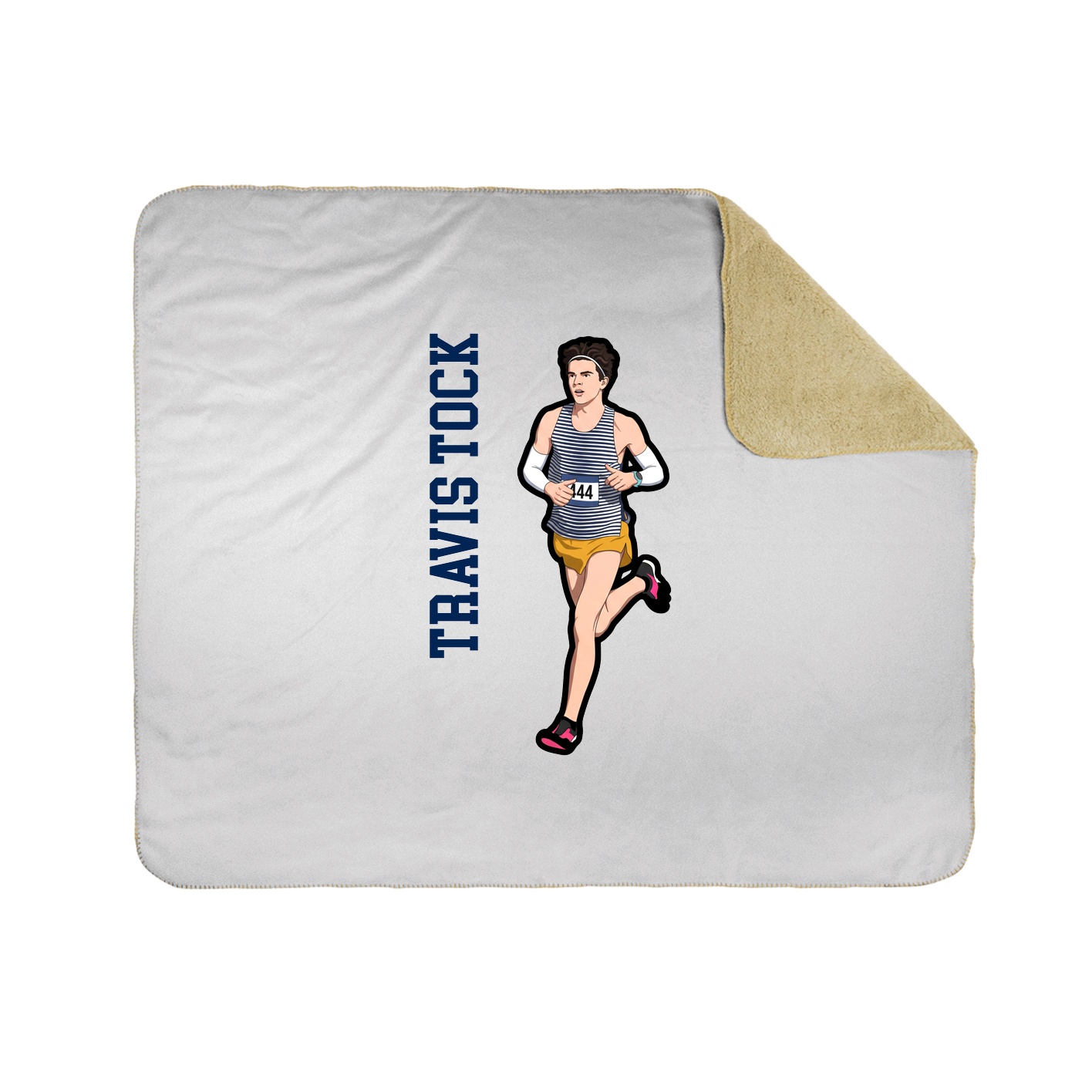 50x60 Sherpa Lined Throw Blanket