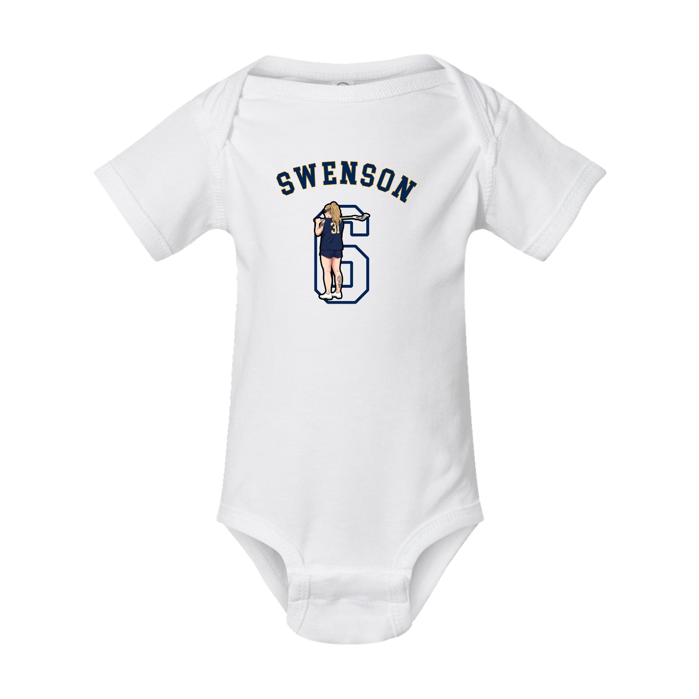 Baby Onesie — Shirsey Arch in White