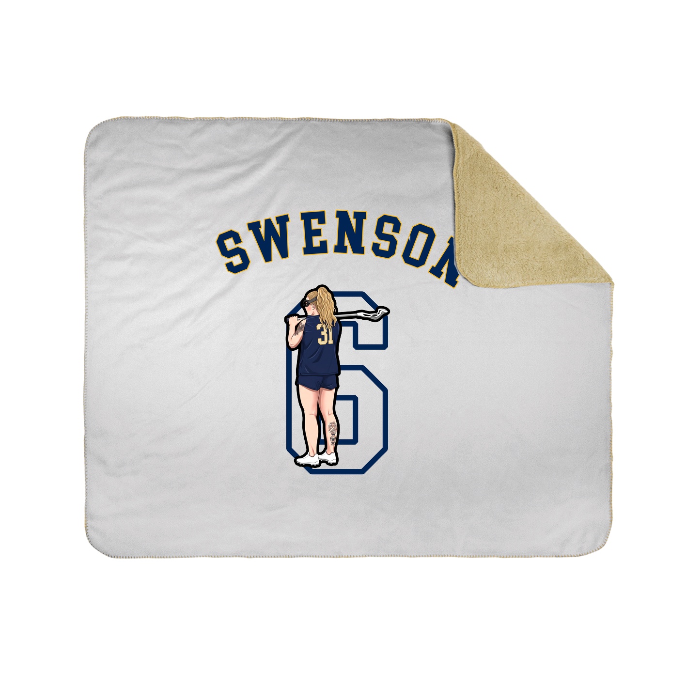 Throw Blanket — Shirsey Arch in White