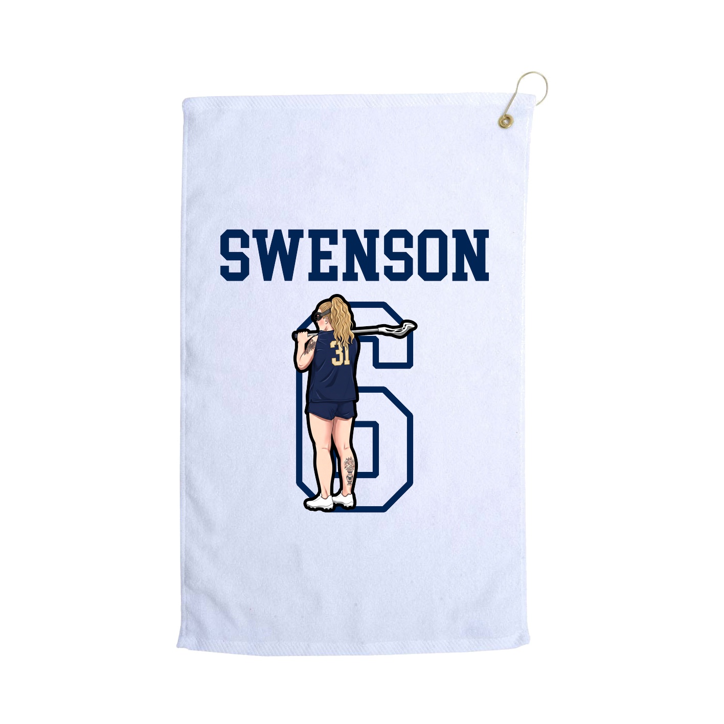 Golf Towel — Shirsey in White