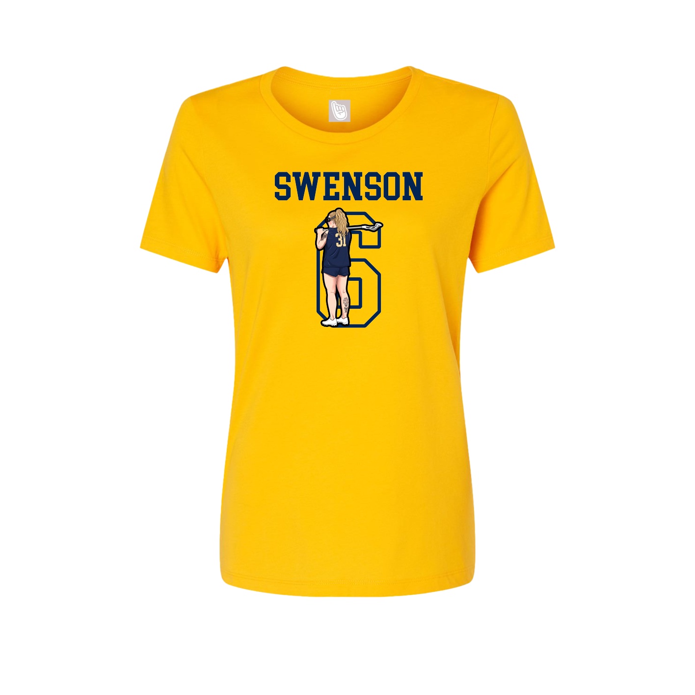 Womens Tee — Shirsey in Gold