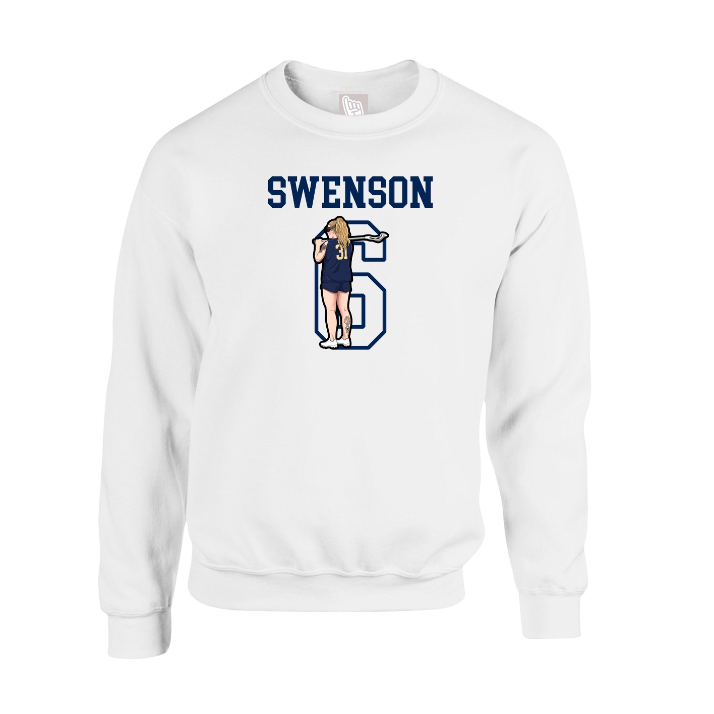 Fleece Crew — Shirsey in White