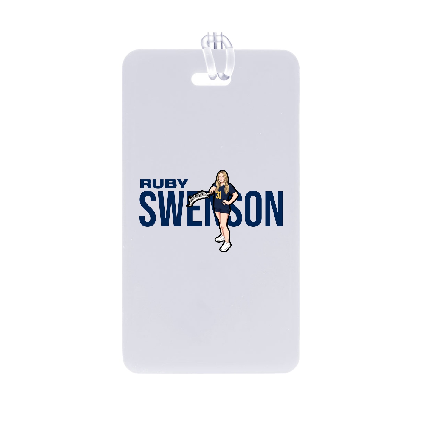 Bag Tag — Player Name in Classic