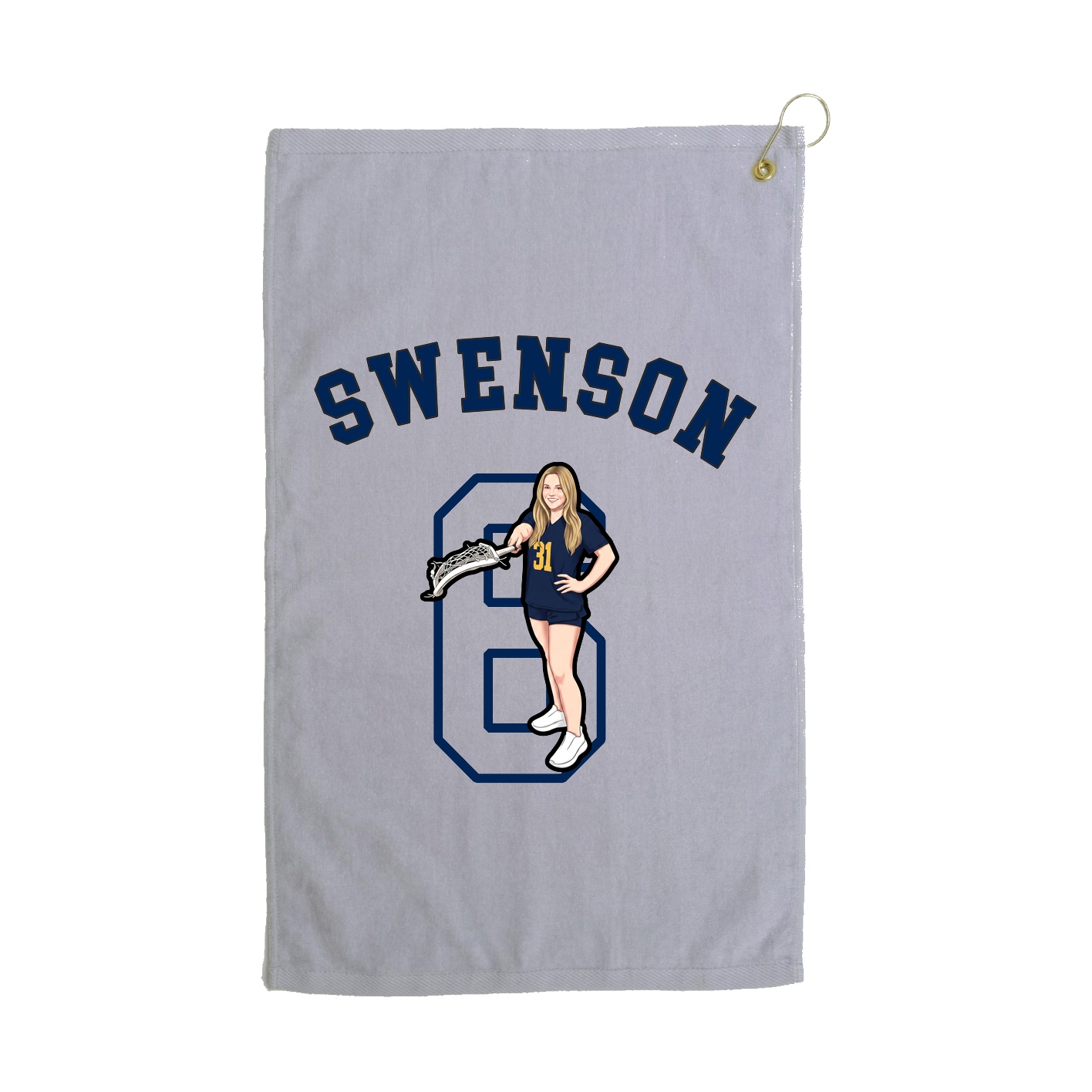 Golf Towel — Shirsey Arch in Grey