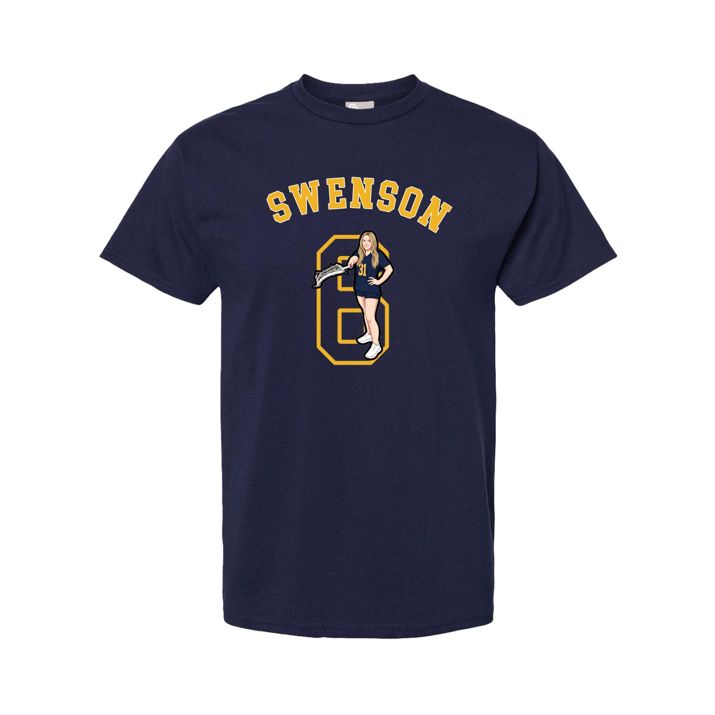 Youth Tee — Shirsey Arch in Navy