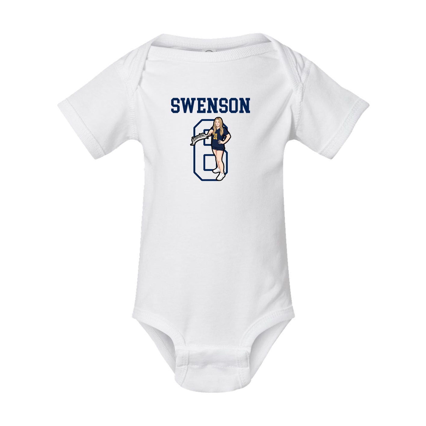 Baby Onesie — Shirsey in White