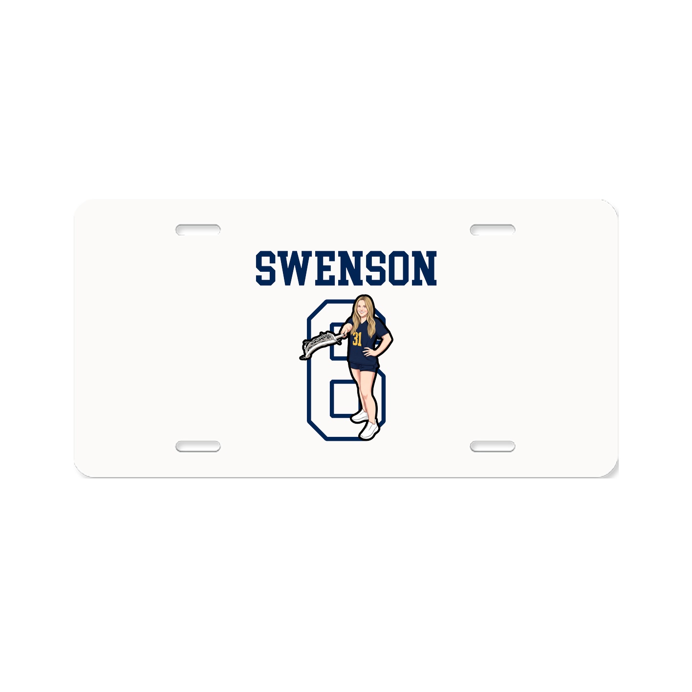 License Plate — Shirsey in Classic