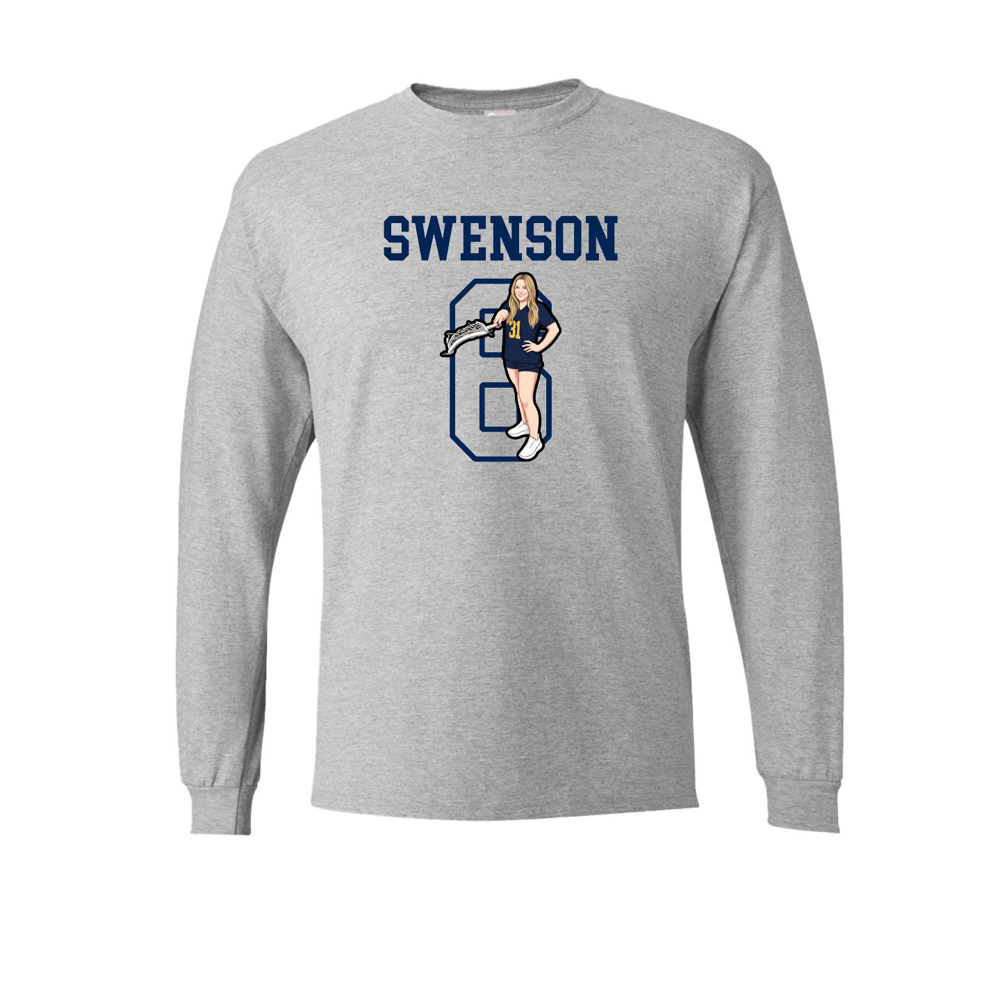 Long Sleeve Tee — Shirsey in Grey